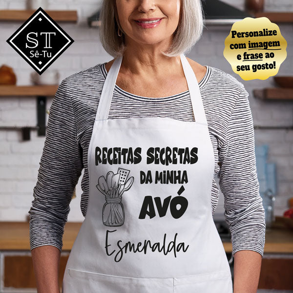 Avental Avó Receitas Secretas